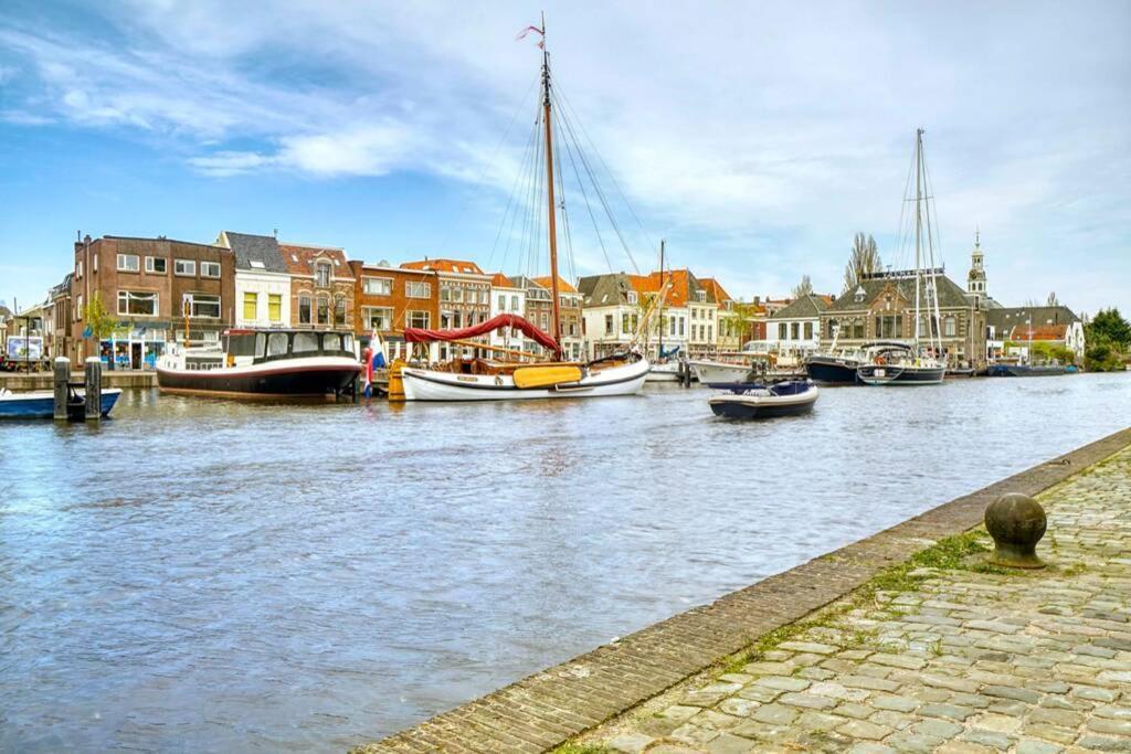Beautiful Houseboat In The Centre Of Leiden Exterior foto